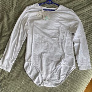 White Long Sleeve Bodysuit